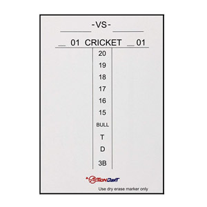 Tableau des scores magnétique effaçable pour le Cricket Tableau des scores magnétique effaçable pour le Cricket