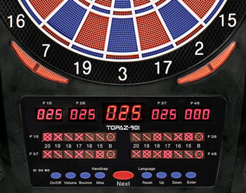 Cible électronique pro tournoi topaz